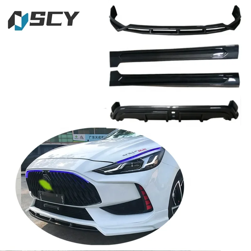 For Mg5 Body Kit 2021 Mg5 Front Lip Bumper Rear Lip Side Skirt - Buy ...
