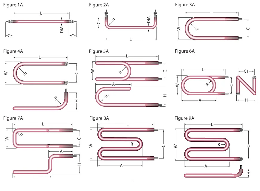 Tubular Water Heater Heating Element