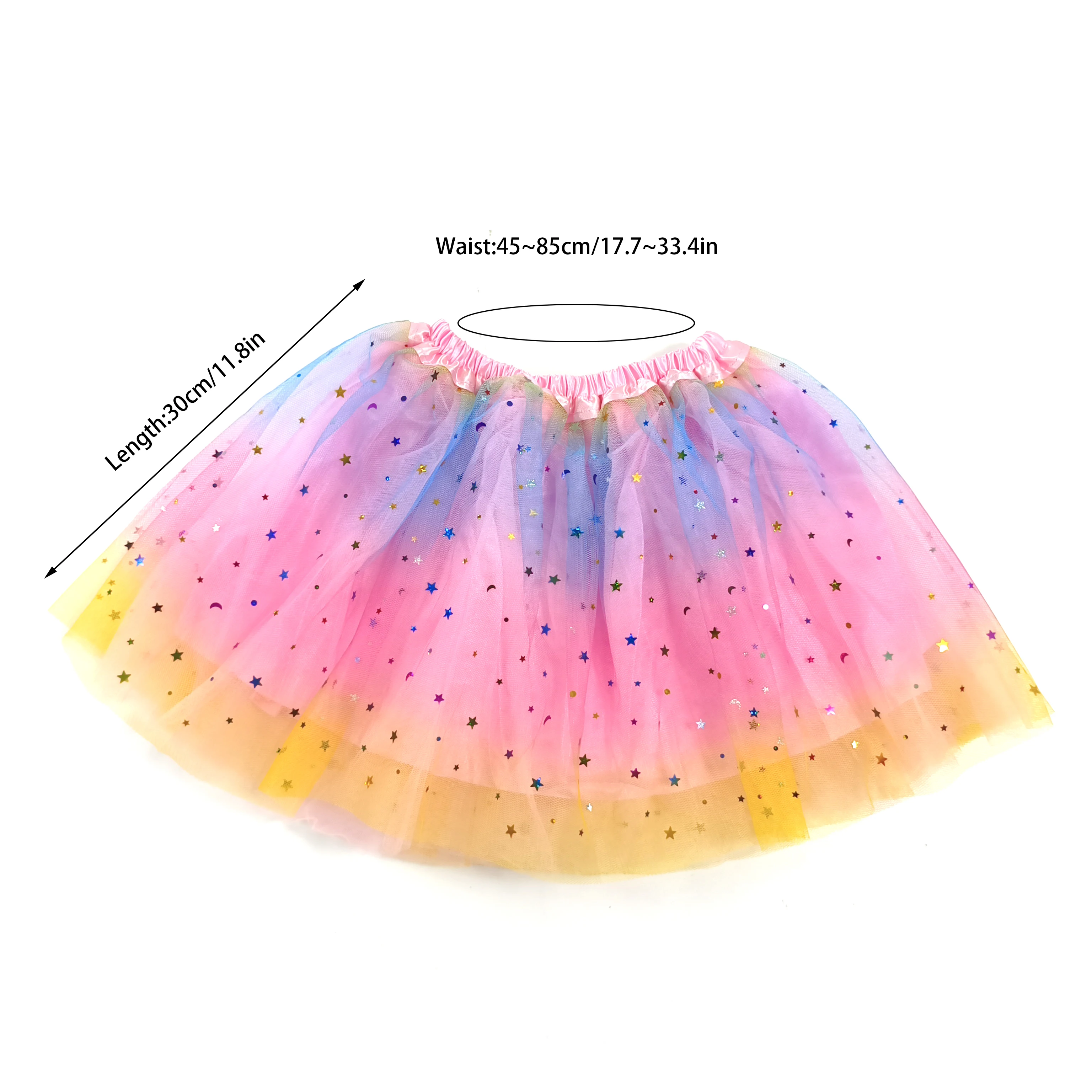 Children's Casual Ballet Tutu Skirt Baby Girls Floral Patterned