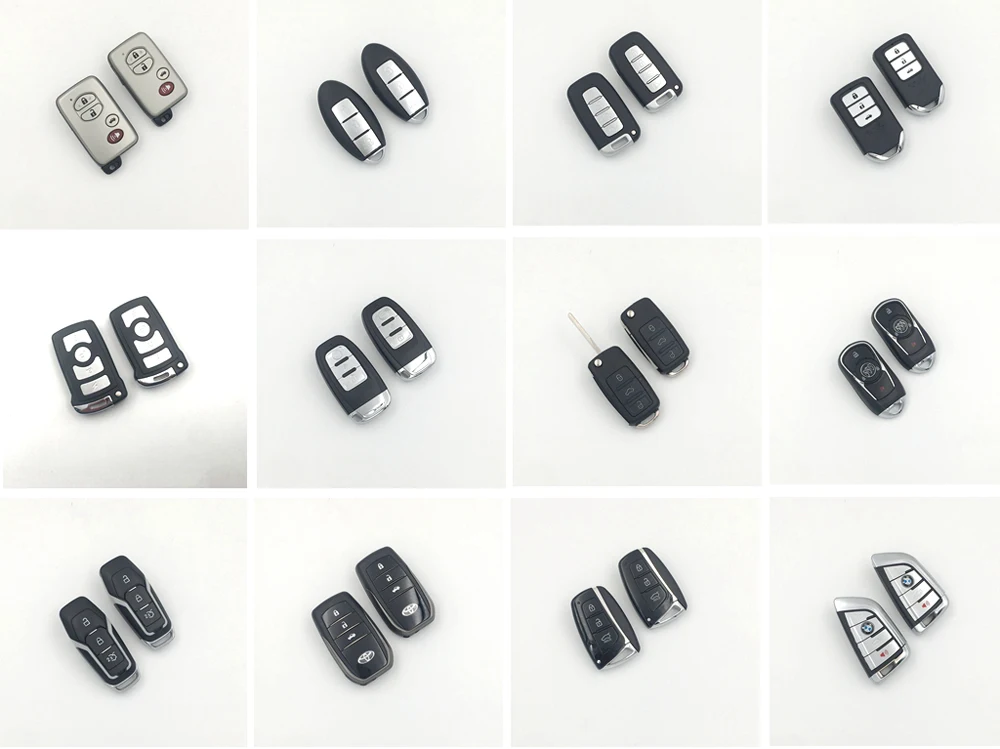 Auto PKE Engine Push Start Stop Passive Keyless Entry Car Alarm System Come With Shock Sensor and Several Remotes Model Options