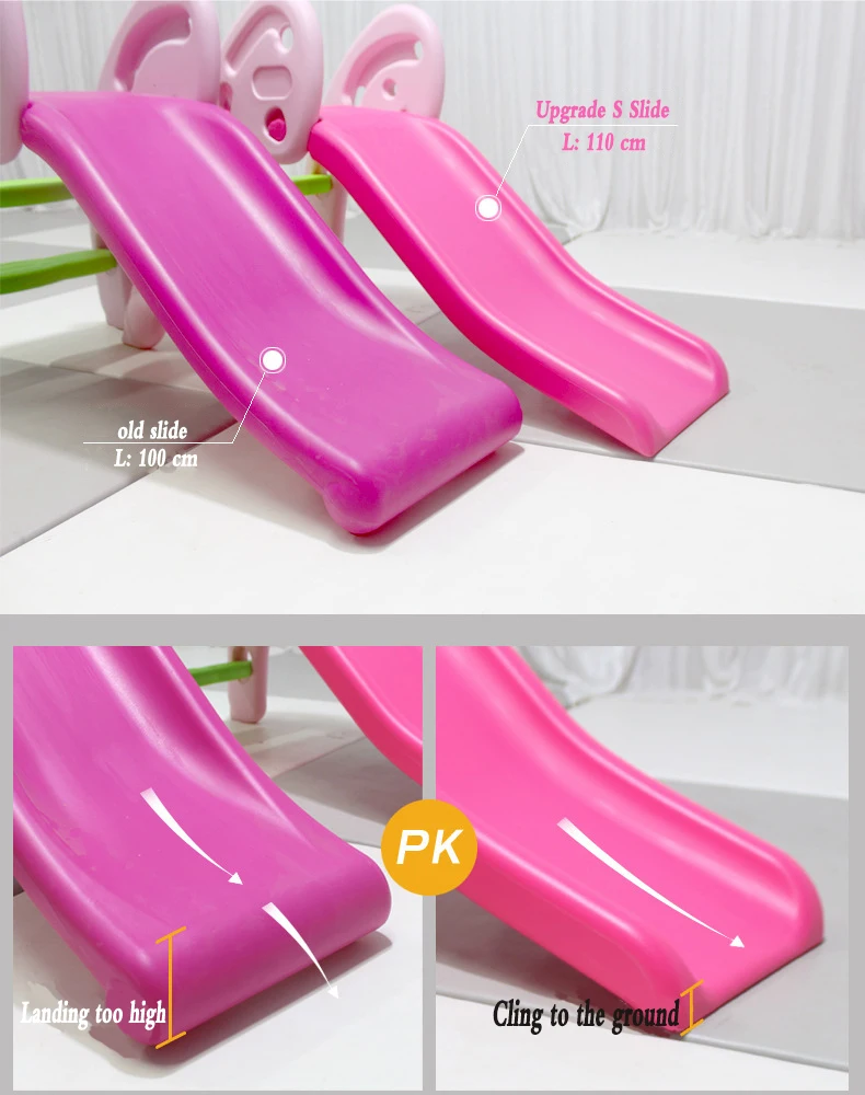 Feelkids Educational Indoor Foldable PE Plastic Slide Children's Playhouse Equipment for Daycare & Kindergarten Home Use on Sale supplier
