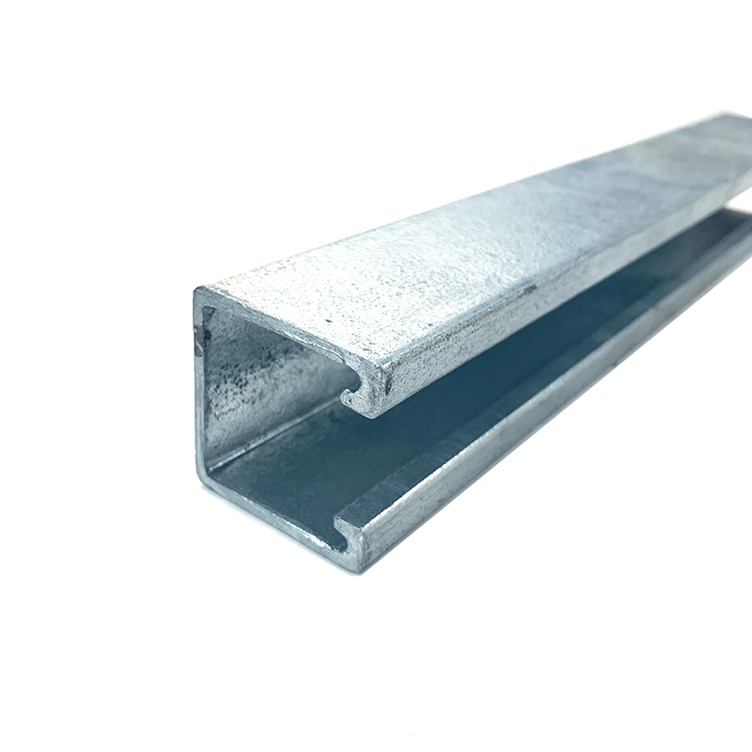 QK2000 Hot Dip Galvanized Solid C Channel Strut with Cutting & Welding Services for Support Hanger Systems