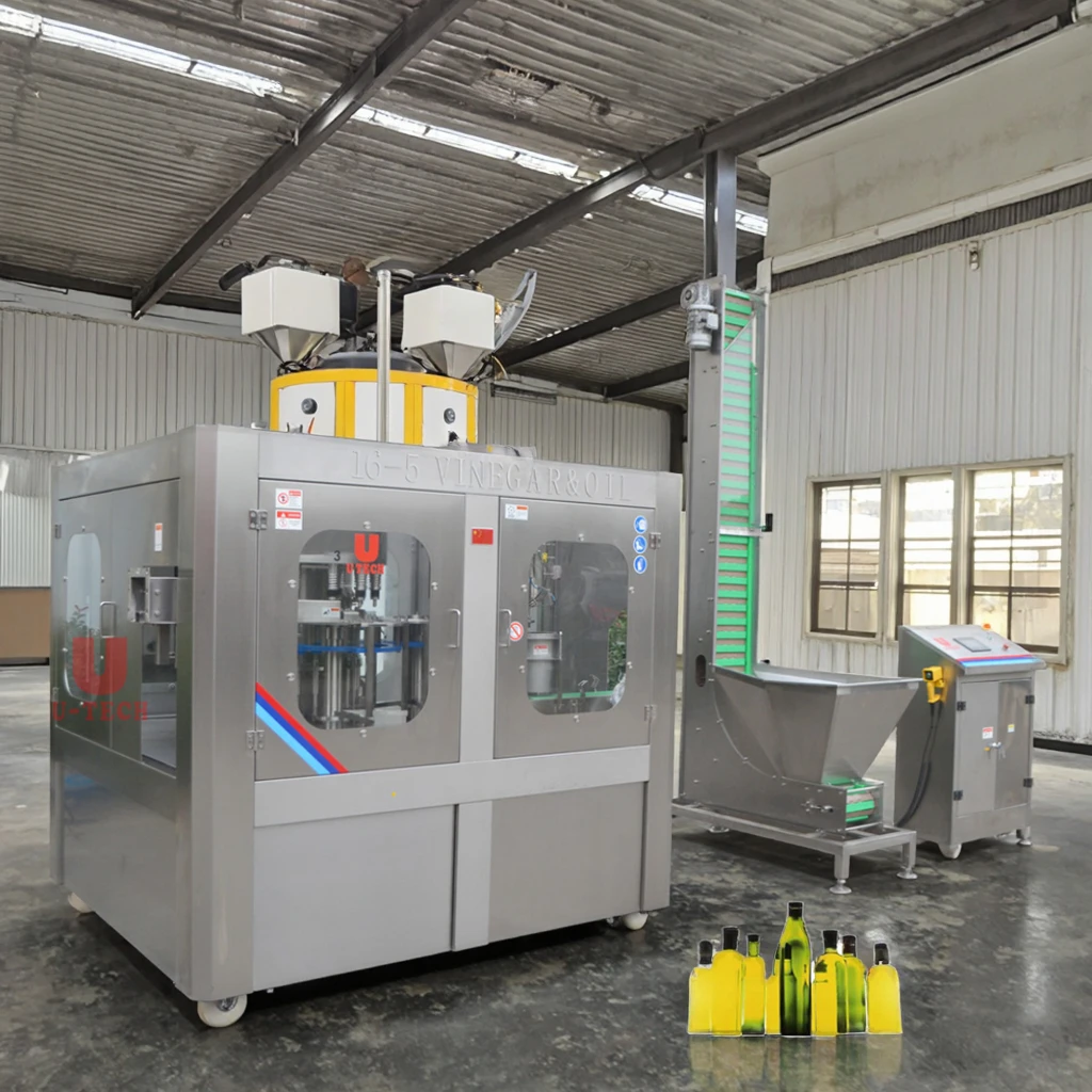 Full Automatic 12 Heads Pneumatic Cooking Oil Bottling Machine Sunflower Palm Edible Oil Digital Motor Core Components Plastic
