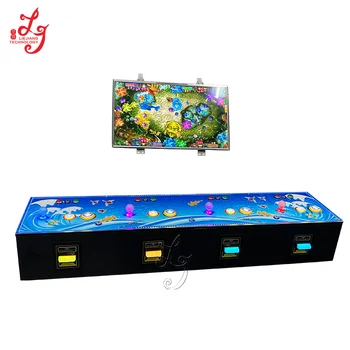 4 Players Wall Mounted Bartop Gas station Bars Fishing Games Machines Skilled Arcade Fishing Hunter Fish Games Machines For Sale