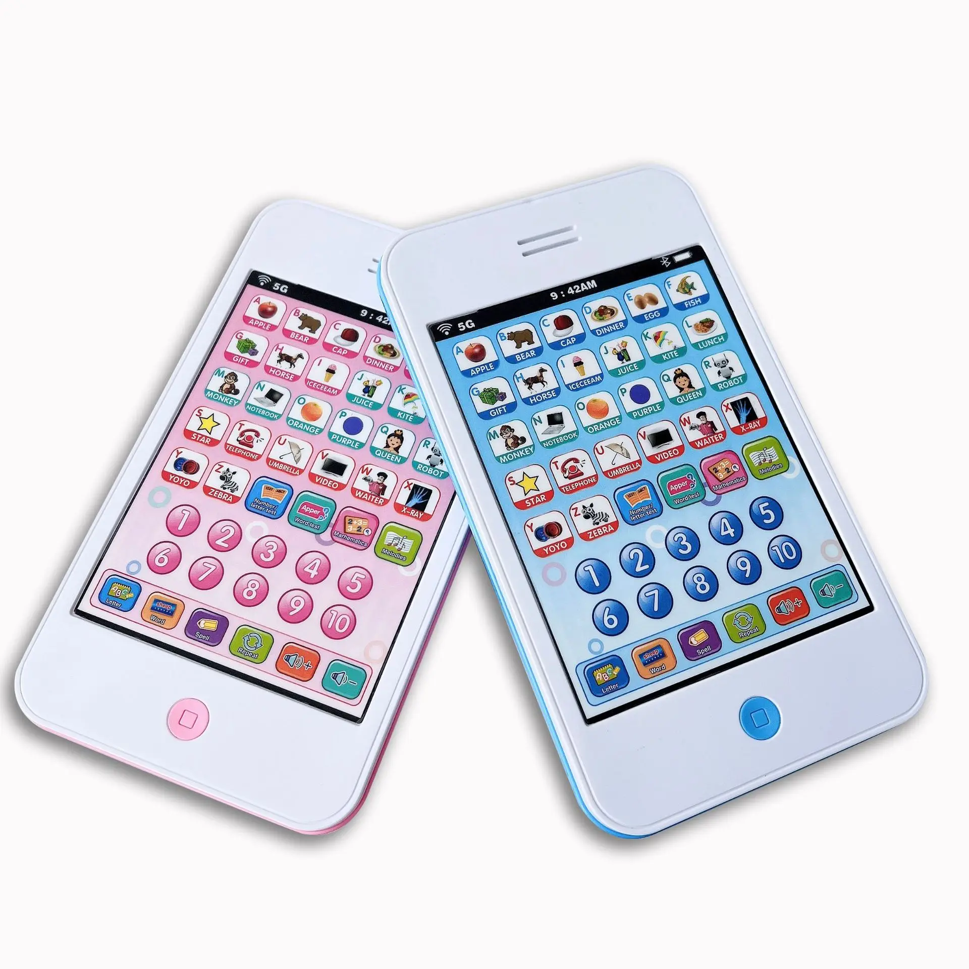 Детский развивающий телефон с сенсорным экраном