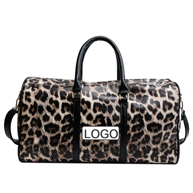 designer leopard print bag