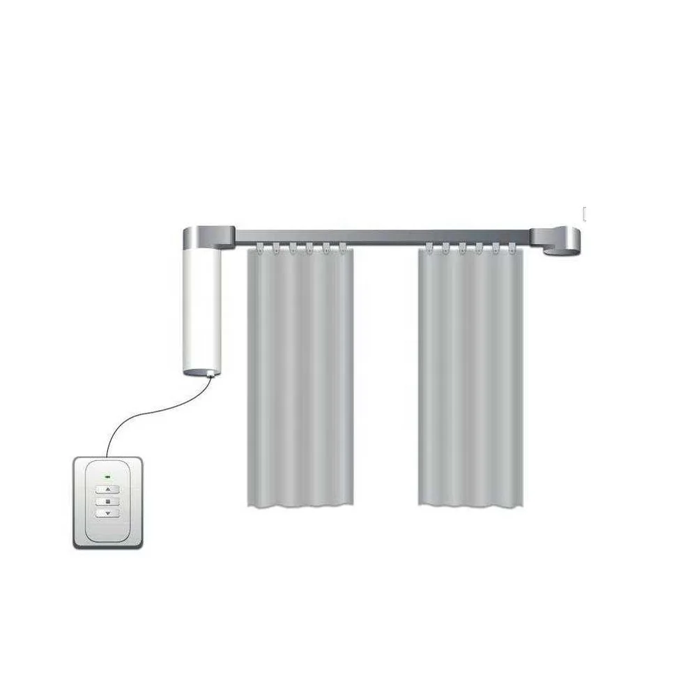 Dophinsturgeon Bllnds Motorized Remote Close And Open Telescopic Rod Vertical Horizontal Customizable Curtain Buy Motorized Curtain And Drapes