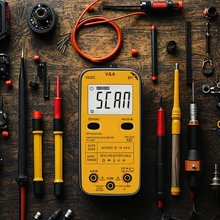 VA28C Digital Pocket Smart DC AC Multimeter 4000 Counts Resistance Capacitance Frequency Electrician Tools