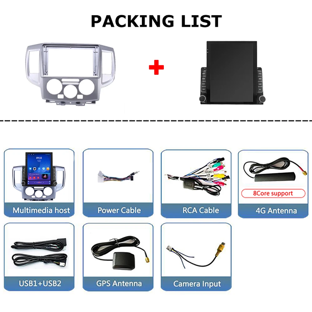 9.7" Vertical Style Tesla Screen Android Car Radio for NISSAN NV200 2011-2016 GPS Navigation Car-play Multimedia Video Player