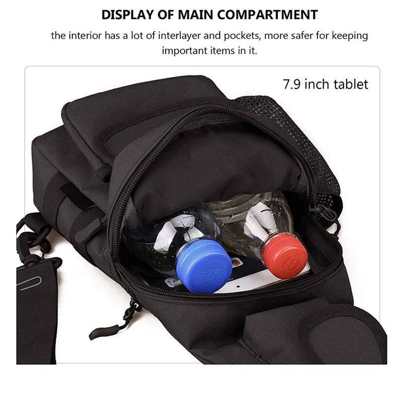 Custom Logo Tactical Assault Sling Bag Pack Practical Tactical Chest Shoulder Bag Practical Tactical Bag for Training