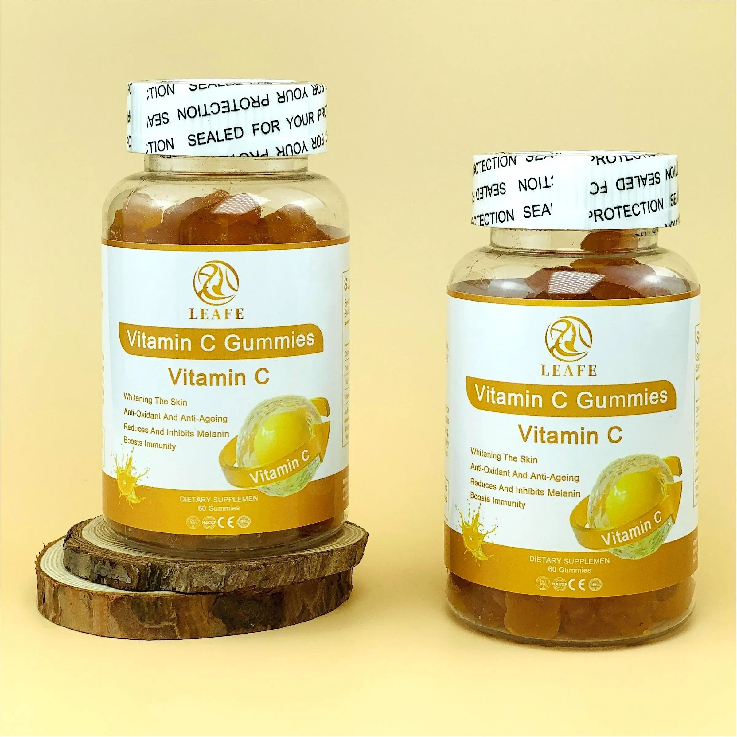 Oem/odm Vitamin C Gummy Whitening The Skin Food Grade Supplement