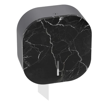 Marble texture Wall Mounted No drilling manual holder Toilet Paper Roll Jumbo Roll Tissue Dispenser Paper Towel Dispenser