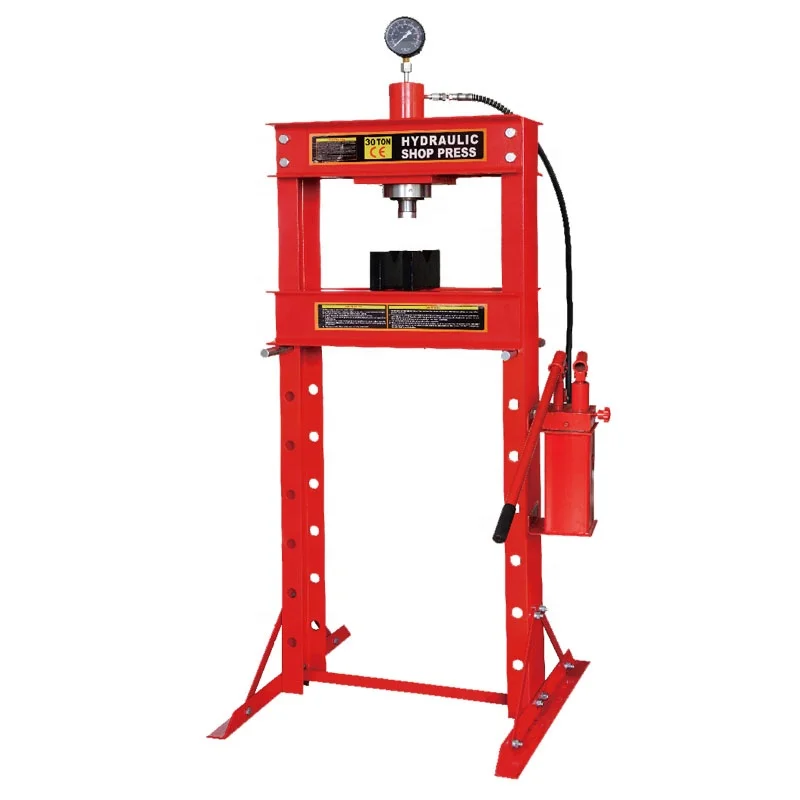 30ton Hydraulic Shop Press With Gauge - Buy 30ton Manual Hydraulic Shop ...