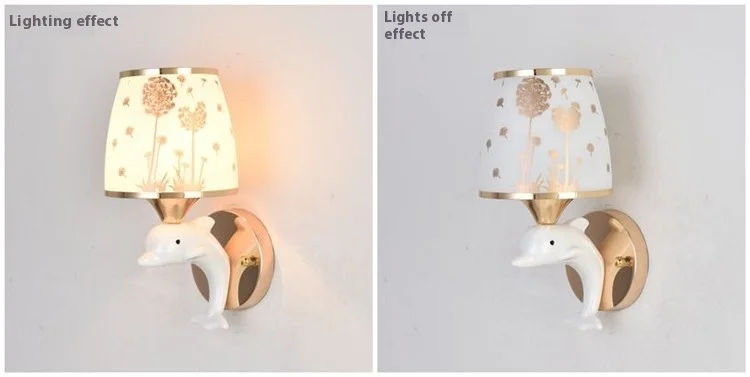 product new creative led american wall lamp for bedroom living room balcony stair corridor and aisle iron body with e26 bulb base-9