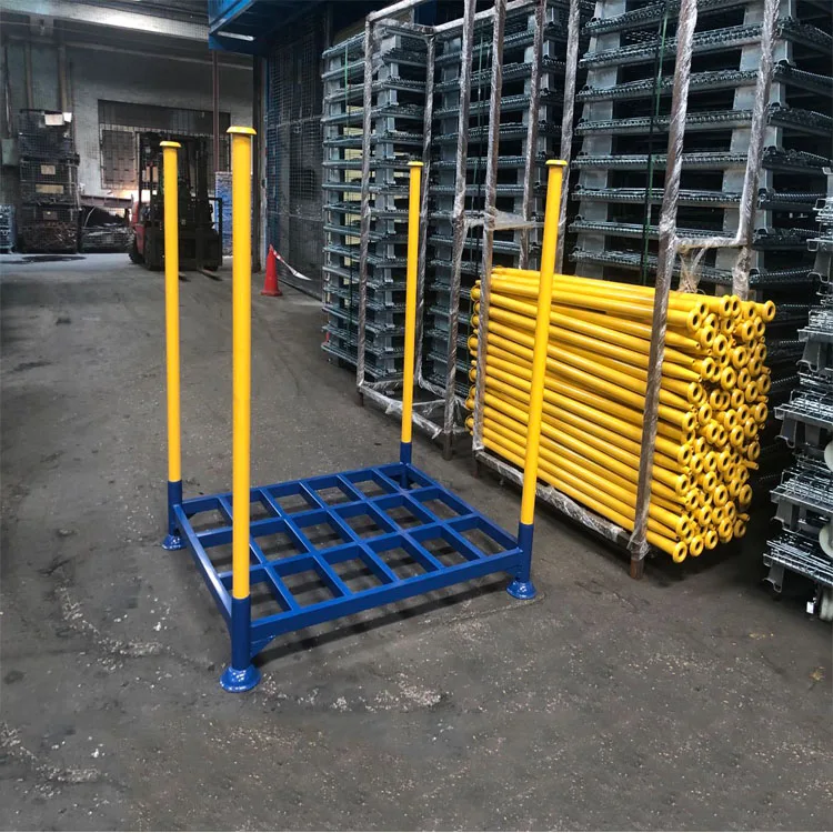 Customized Detachable Metal Portable Stacking Rack Stackable Poles Rack ...