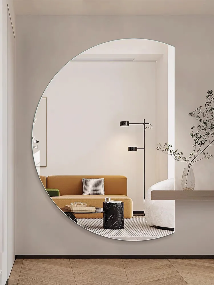 Swt 2023 Handmade Large Half-moon Frameless Wall Mirror - Buy Half-moon ...