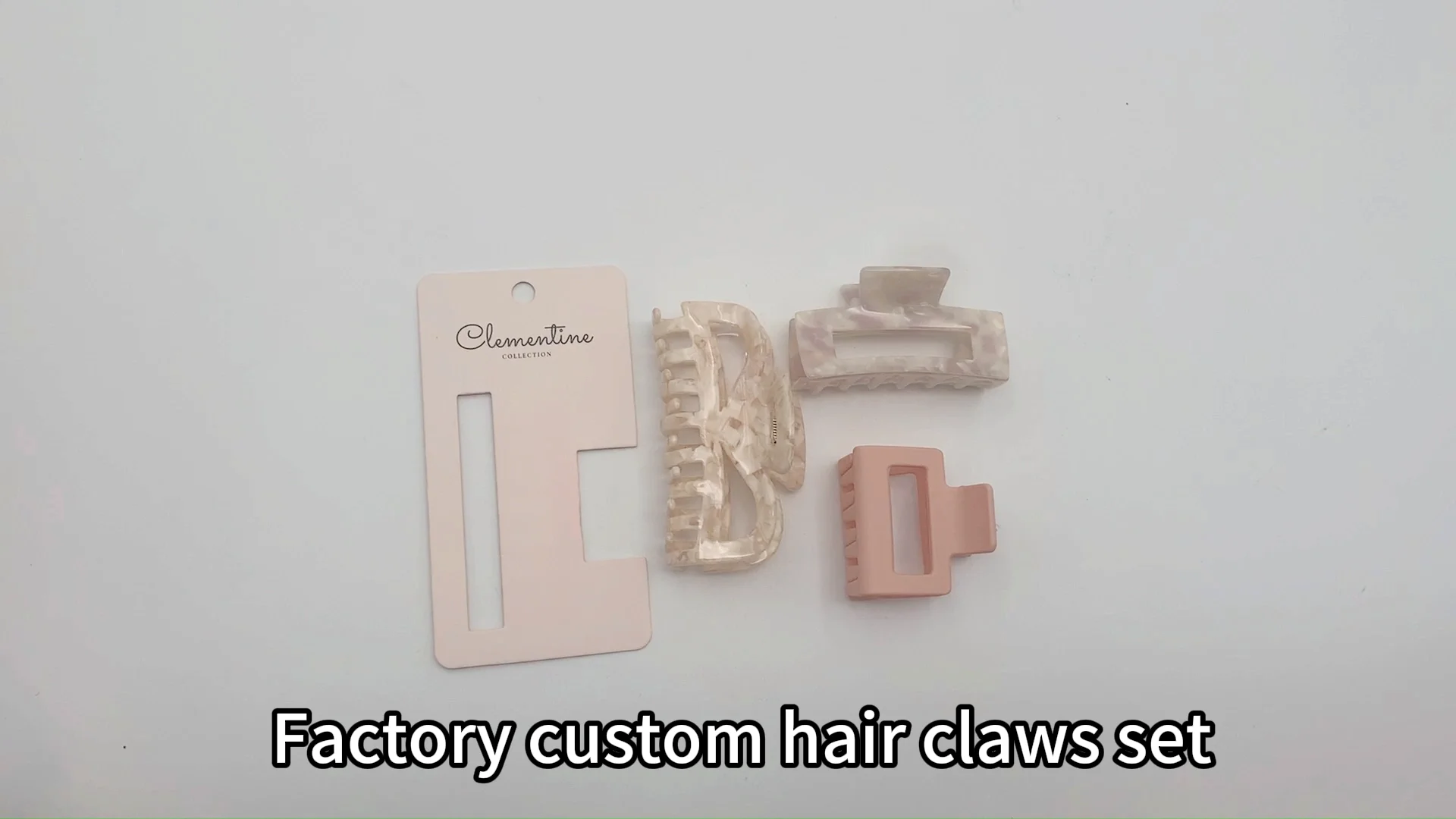 Wholesale Hair Claw Clips Custom Flower Hair Claw Ecofriendly Unbroken