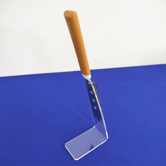 Custom Free Standing Clear Acrylic Spoon Display Holder Acrylic Single