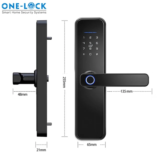 IC Card Digital Fingerprint Lock Password Code Home Hotel Smart Door Lock