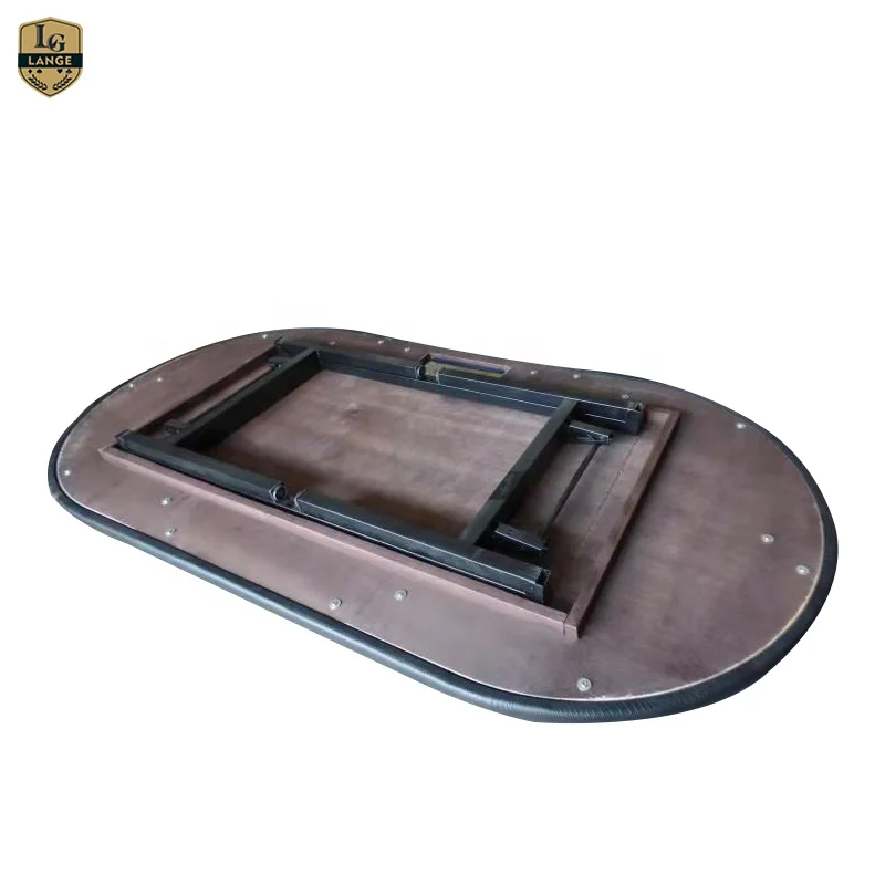 LANGE Portable Baccarat Poker Table - Customizable & Durable
