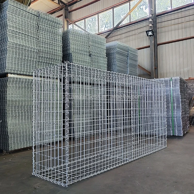 Высококачественная каменная корзина Gabion оцинкованная сварная Подпорная