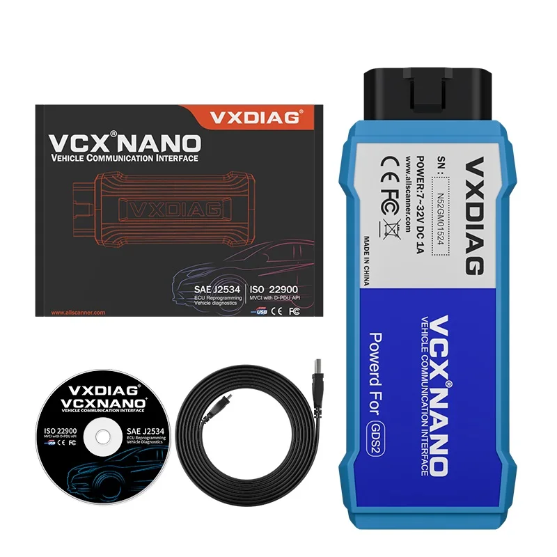 WIFI Version VXDIAG VCX NANO for GM/Opel Multiple GDS2 and TIS2WEB Diagnostic 