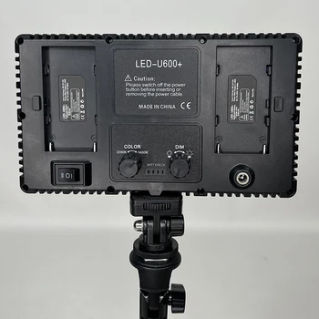 Pro 600 LED 3200K-6500K E600 Video Light Pro Photography Lamp Panel Light Light Board for Studio TikTok Vlogging product image
