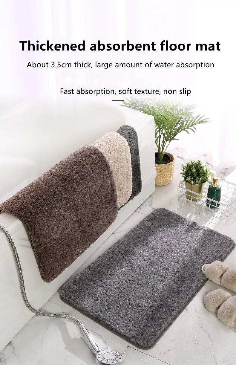 Best Selling Non Slip Environmental Protection Bathroom Mat Bedroom Living Room Mat details