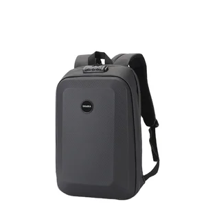 For Omaska Custom 17 Inch Nylon Business Laptop Backpack Durable Waterproof Computer Bag Geometric Pattern Zipper Polyester Men