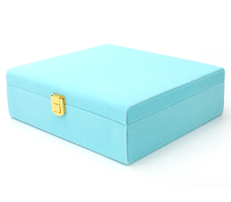 Luxury Custom Velvet Fabric For Necklace Jewelry Packaging Box