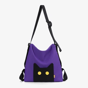 NOXXON Custom Designer Sling Backpack Nylon Hobo Crossbody Bags Solid Color Sling Bag with Andjustable Strap for Daily