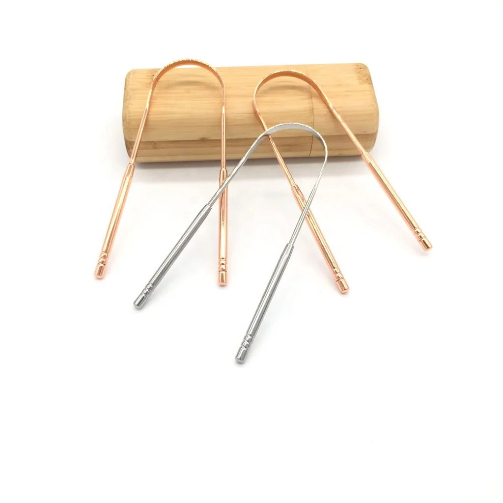 Лучшее средство от неприятного дыхания медный скребок для языка