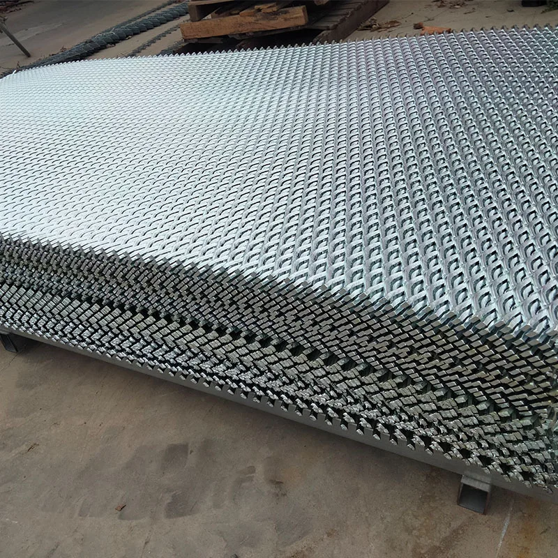 Heavy Galvanized Expanded Metal Walkway Mesh Durable Safe