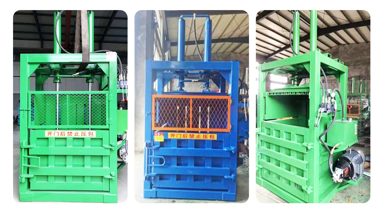 Hydraulic Driven Recycling Vertical Baler Equipment /wool Baling Press ...