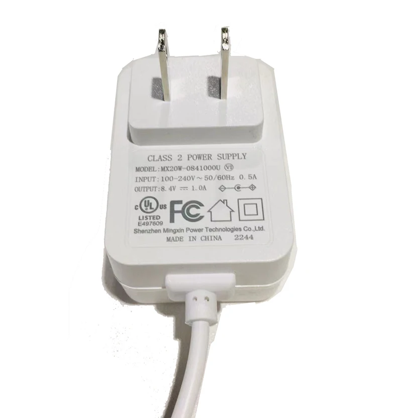 AC DCアダプター 8.4V 1A プリンター用 Zebra QLN320 RW220 7.4V 2A