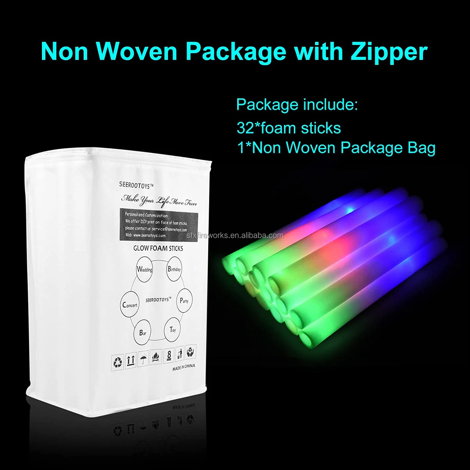 3 Modes Flashing Led Light Sticks For Weddings Concerts Christmas