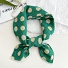 Green polka dots