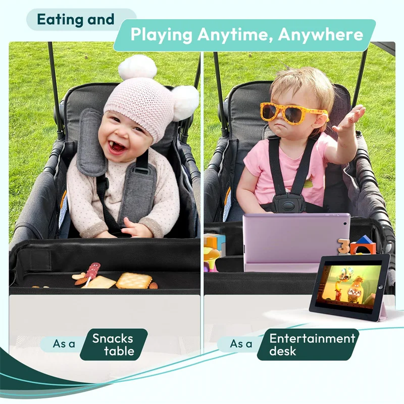 Double Sided Stroller Tray Universal Baby Stroller Snack Tray With Cup  Holder Baby Wagon Accessories Stroller Snack Tray| Alibaba.com