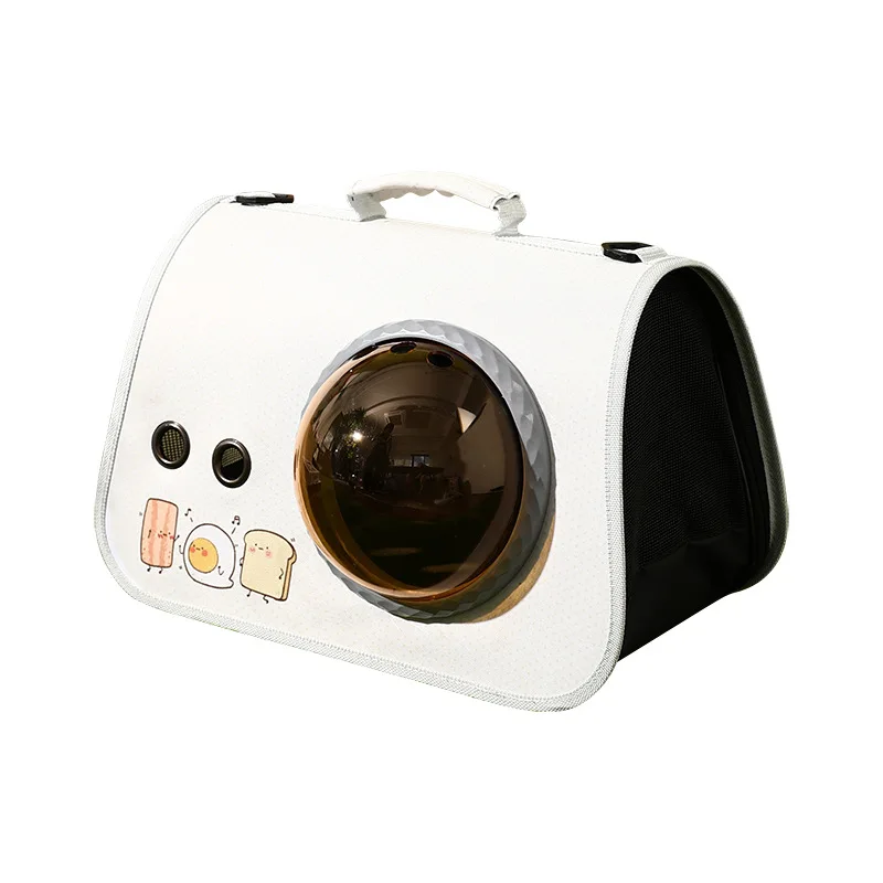 Factory Direct Portable Cages Capsule Cages for Pets Foldable Bag Outdoor Backpack Cartoon Cat Dog Bag
