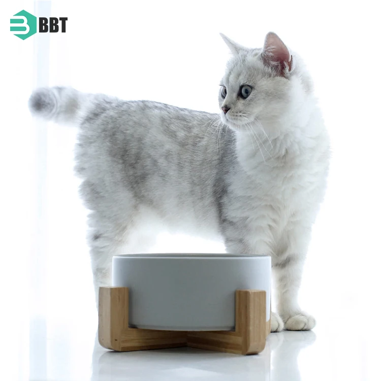 2023 New Design Dog Food Bowl 400ml 850ml Cat Feeding Bowl Ceramic Pet