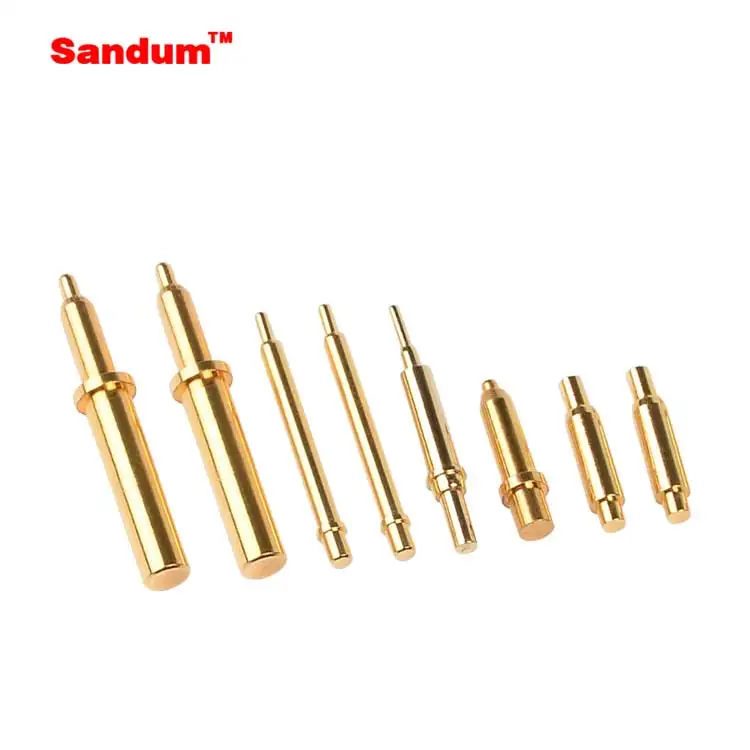 Smt Spring Loaded Terminal Gold Plated Pogo Pins For Electrical ...