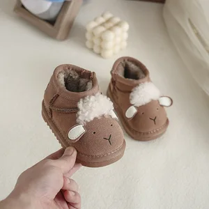 Wholesale Toddler Snow Boots Plush Warm Boots Kids Fashion Casual Kids Winter Snow Boots for Kids