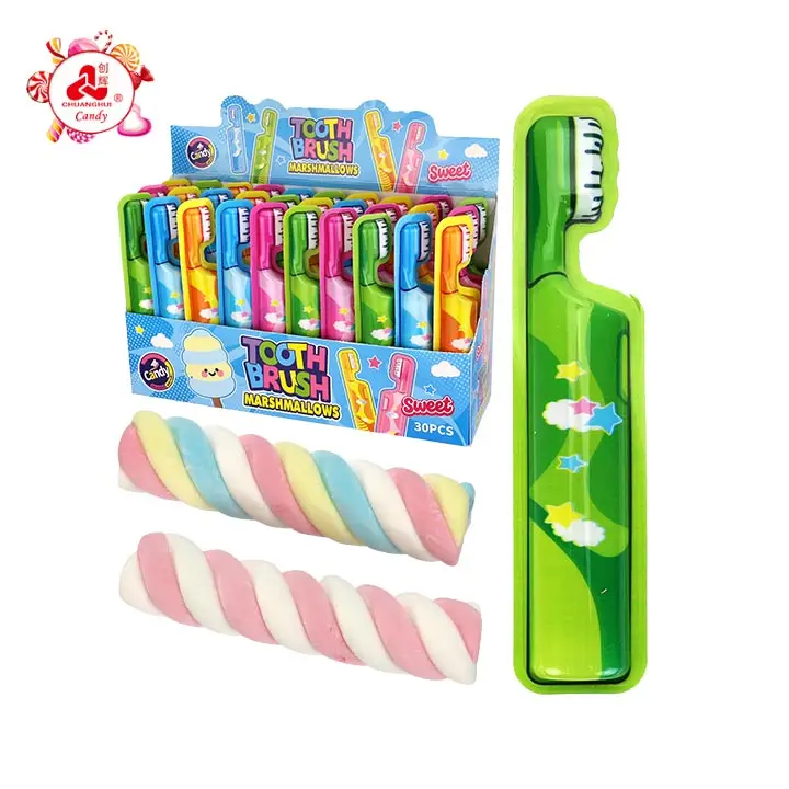 toothbrush marshmallow