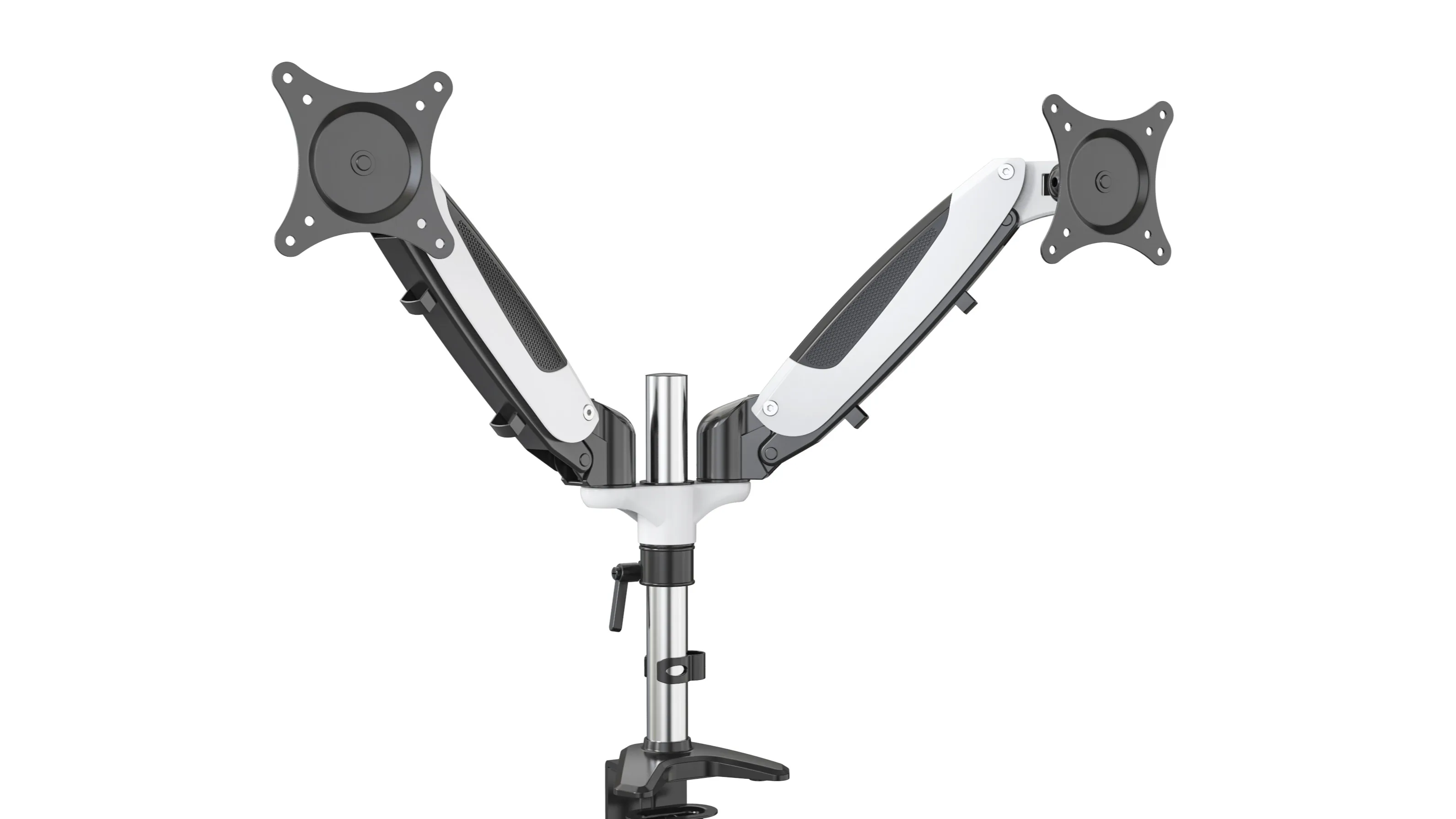 Vmounts Dual Monitor Mount Displayed Side By Side Or Back To Back With