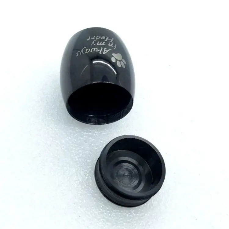 Mini Cremation Urns for Cats and Dogs Ashes Stainless Steel Memaorial Ashes Holder Paw Prints Pet Casket Urn for Pet Ashes