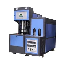 High quality semi-automatic 2 cavity pet molding blowing plastic bottles making machine