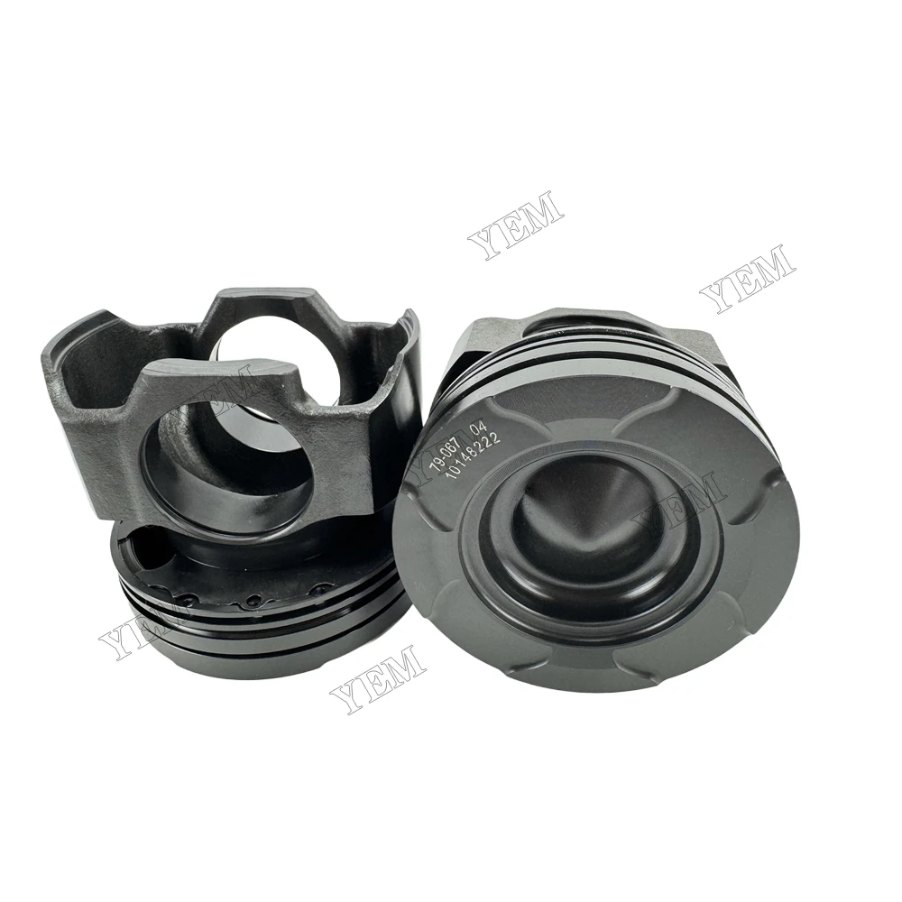 Piston and Pin Clip 10148222 for Liebherr D9508 Standard Size Engine Parts 3