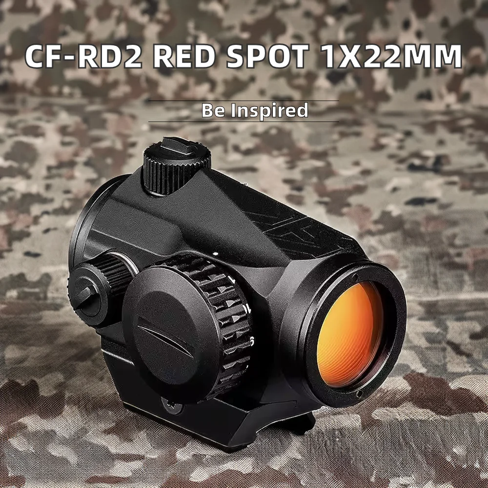 Second Generation CF-RD2 Tactical Optics 1x22mm Red Spot Sight Aluminum Material Hunting Scope Laser Original Box Accessories