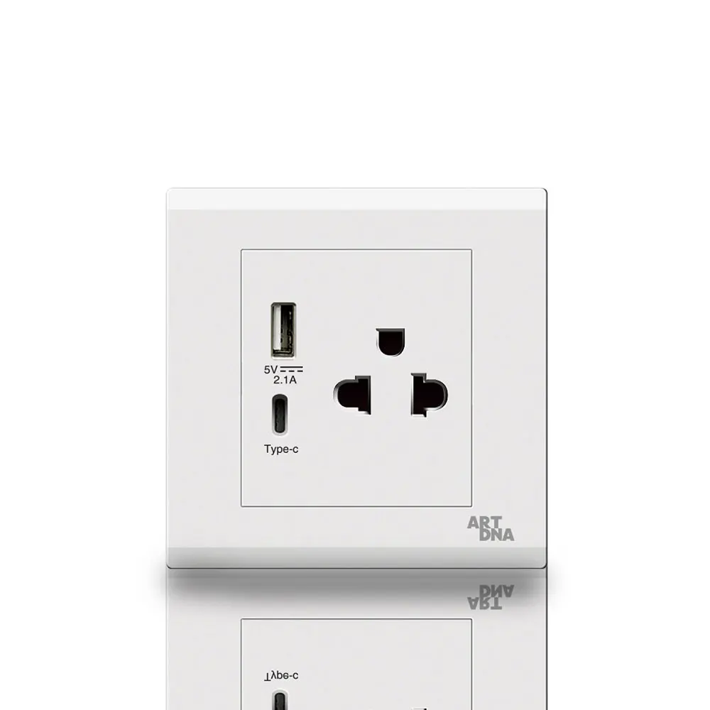 Artdna Wall Socket With Usb C Usb Socket Buy Artdna Uk Wall Socket With Usb Socket Home Luxury