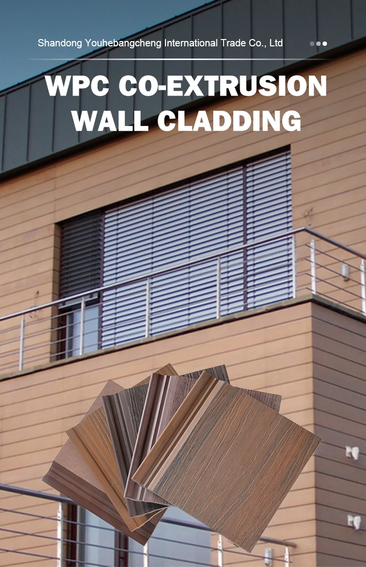 Outdoor WPC Co-Extrusion Wall Panels - Durable & Stylish
